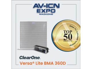 ClearOne Versa® Lite BMA 360D вошел в список 50 лучших продуктов 2024 года по версии AV-ICN Expo